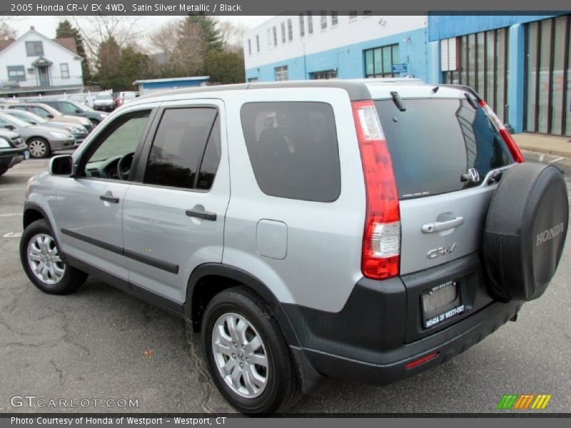 Satin Silver Metallic / Black 2005 Honda CR-V EX 4WD
