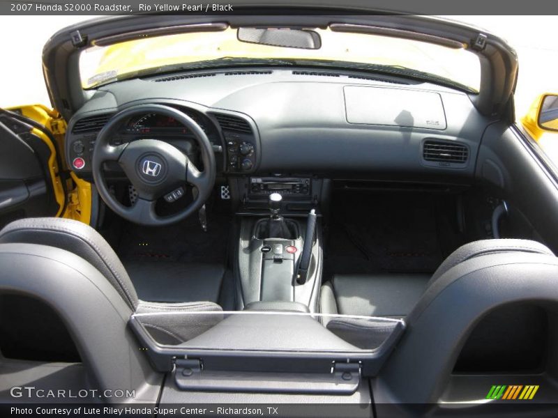 Rio Yellow Pearl / Black 2007 Honda S2000 Roadster