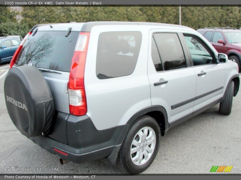 Satin Silver Metallic / Black 2005 Honda CR-V EX 4WD