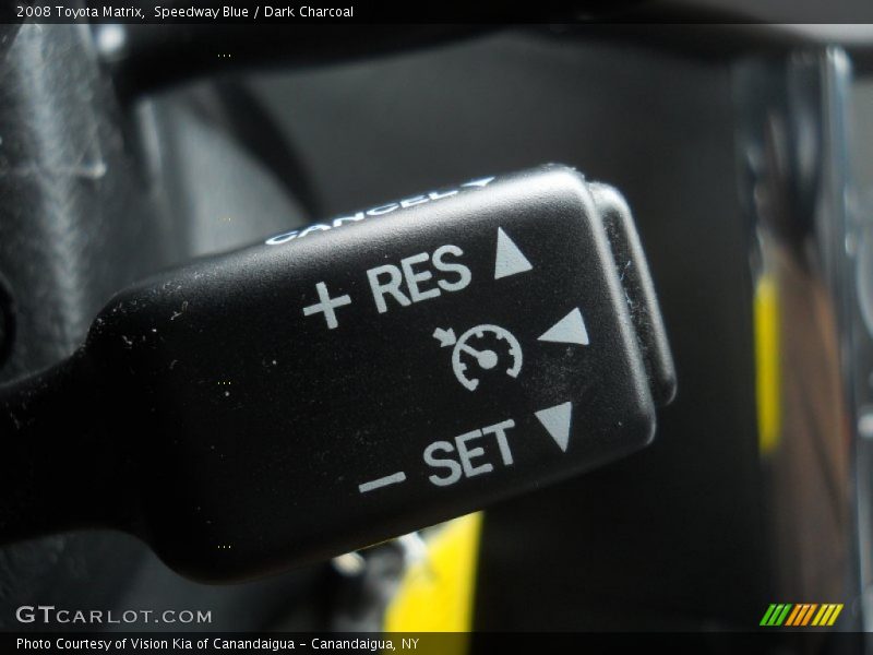 Speedway Blue / Dark Charcoal 2008 Toyota Matrix