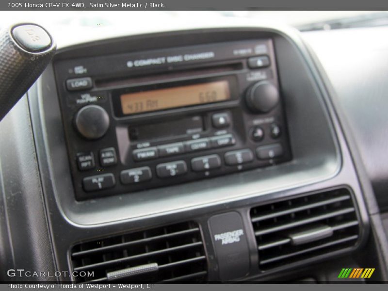 Satin Silver Metallic / Black 2005 Honda CR-V EX 4WD