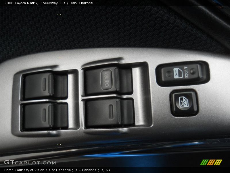 Speedway Blue / Dark Charcoal 2008 Toyota Matrix