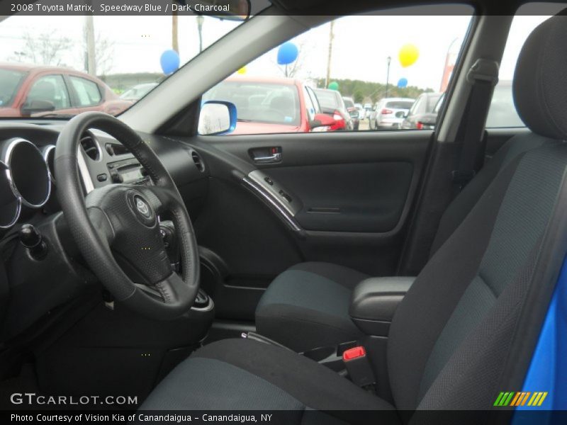 Speedway Blue / Dark Charcoal 2008 Toyota Matrix