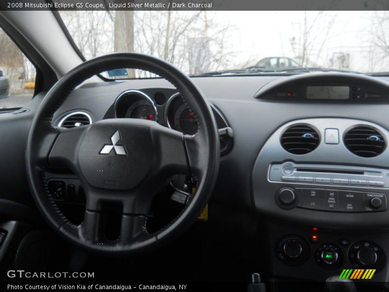 Liquid Silver Metallic / Dark Charcoal 2008 Mitsubishi Eclipse GS Coupe