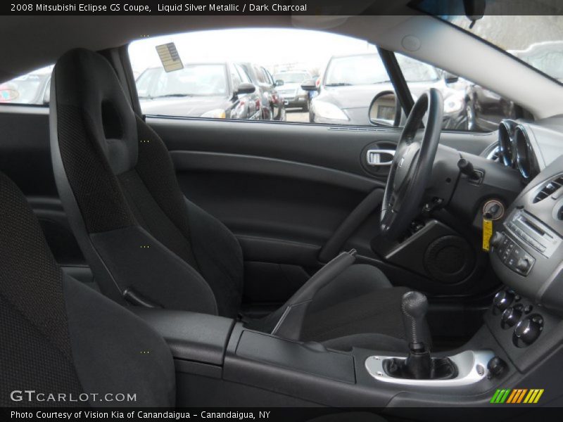 Liquid Silver Metallic / Dark Charcoal 2008 Mitsubishi Eclipse GS Coupe