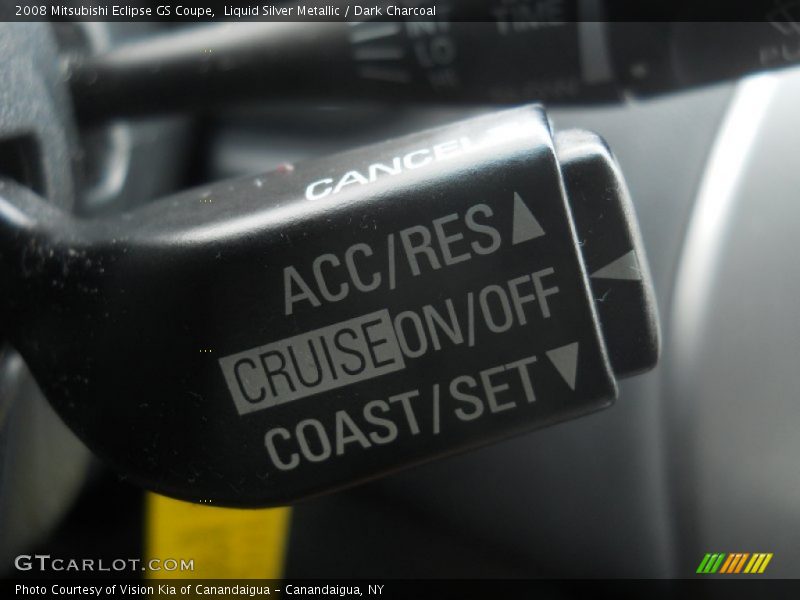 Liquid Silver Metallic / Dark Charcoal 2008 Mitsubishi Eclipse GS Coupe