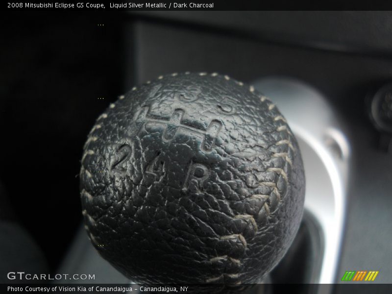Liquid Silver Metallic / Dark Charcoal 2008 Mitsubishi Eclipse GS Coupe