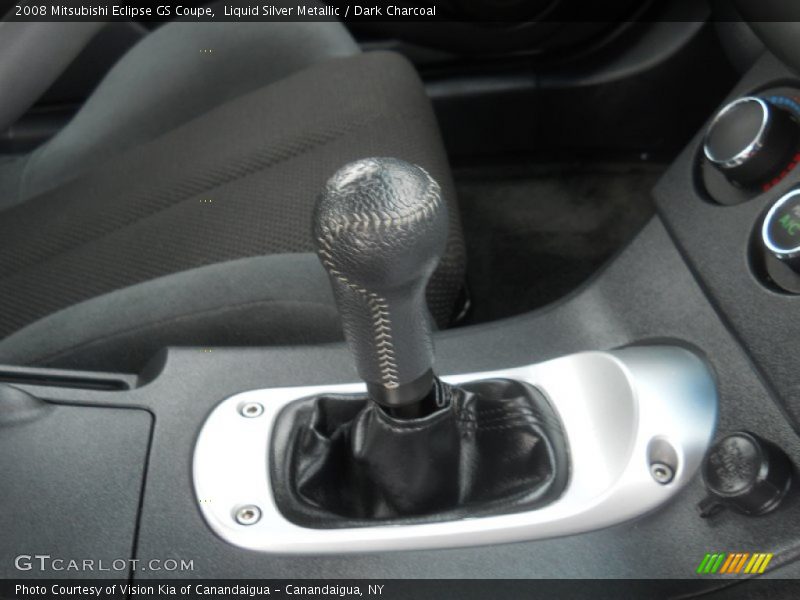 Liquid Silver Metallic / Dark Charcoal 2008 Mitsubishi Eclipse GS Coupe