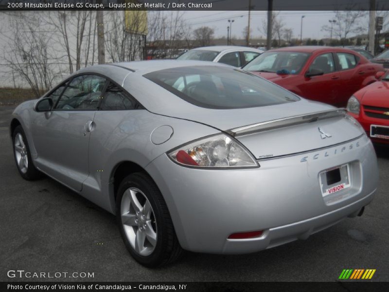 Liquid Silver Metallic / Dark Charcoal 2008 Mitsubishi Eclipse GS Coupe