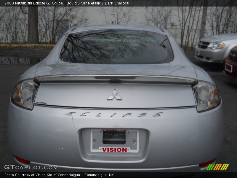 Liquid Silver Metallic / Dark Charcoal 2008 Mitsubishi Eclipse GS Coupe