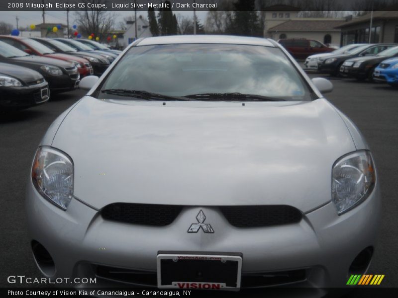 Liquid Silver Metallic / Dark Charcoal 2008 Mitsubishi Eclipse GS Coupe