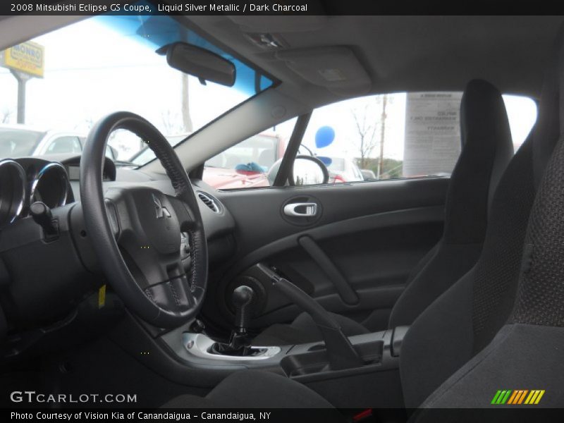 Liquid Silver Metallic / Dark Charcoal 2008 Mitsubishi Eclipse GS Coupe