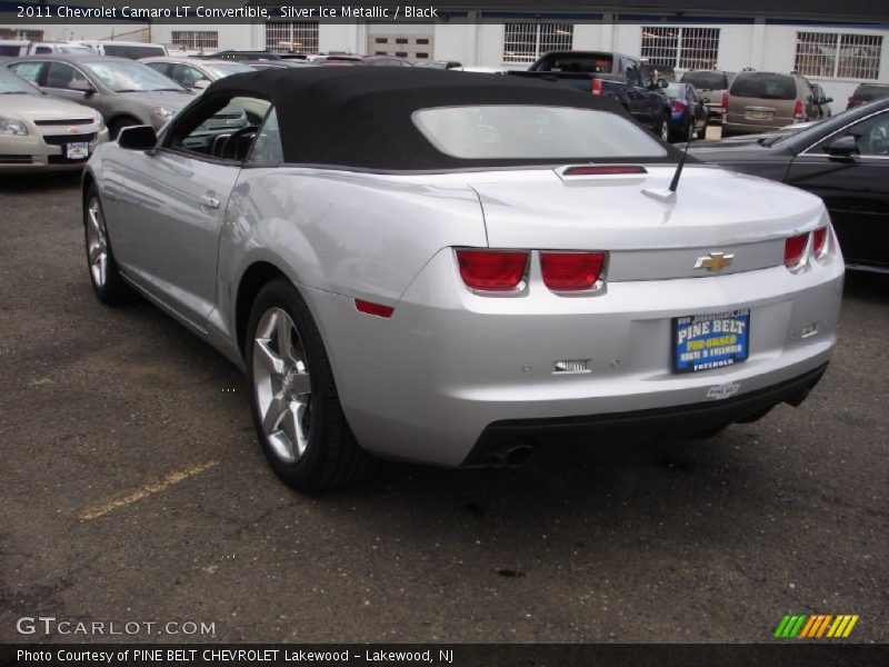 Silver Ice Metallic / Black 2011 Chevrolet Camaro LT Convertible