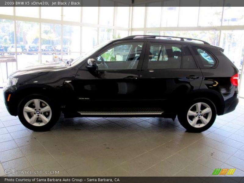 Jet Black / Black 2009 BMW X5 xDrive30i