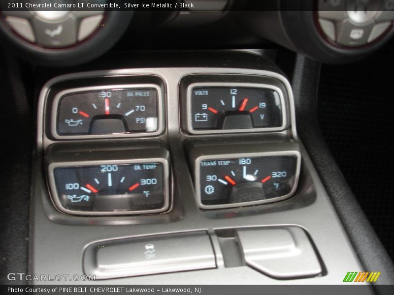 Silver Ice Metallic / Black 2011 Chevrolet Camaro LT Convertible