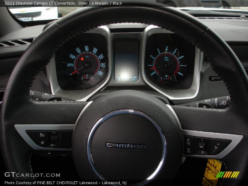 Silver Ice Metallic / Black 2011 Chevrolet Camaro LT Convertible