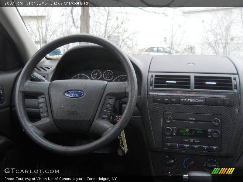Black / Charcoal Black 2007 Ford Fusion SE V6