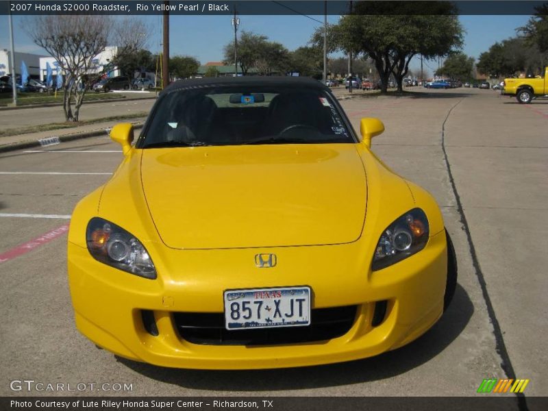 Rio Yellow Pearl / Black 2007 Honda S2000 Roadster