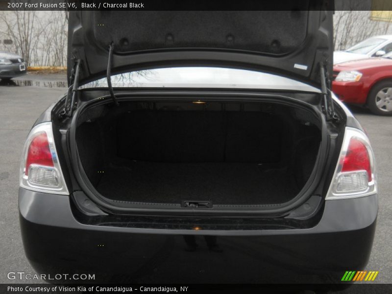 Black / Charcoal Black 2007 Ford Fusion SE V6
