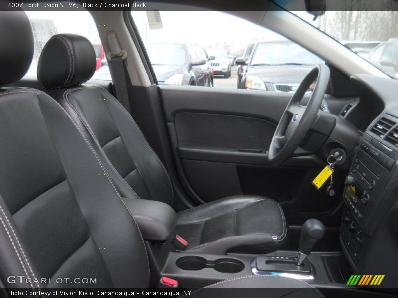 Black / Charcoal Black 2007 Ford Fusion SE V6