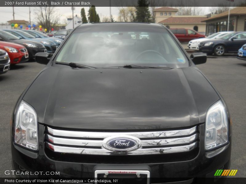 Black / Charcoal Black 2007 Ford Fusion SE V6