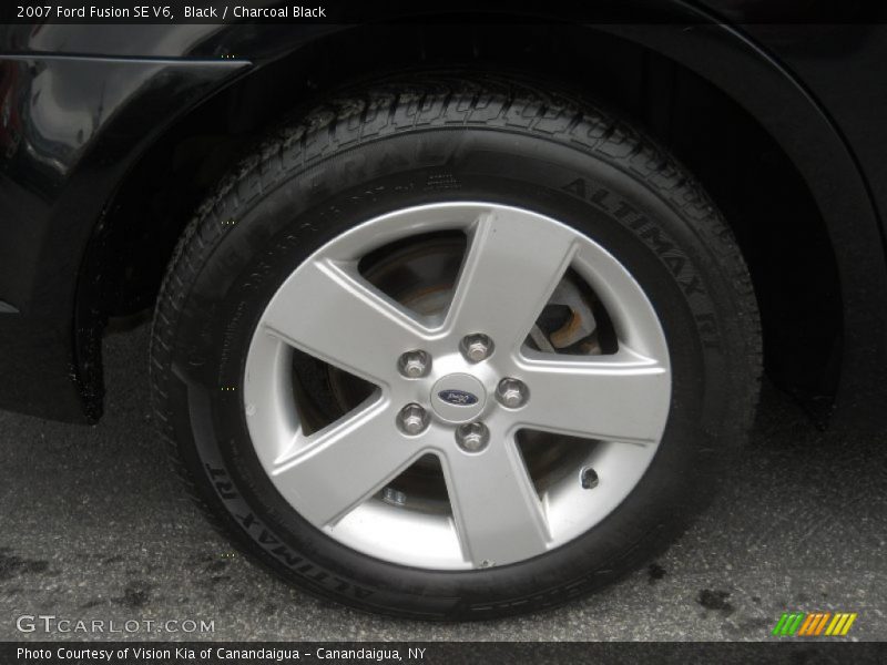 Black / Charcoal Black 2007 Ford Fusion SE V6