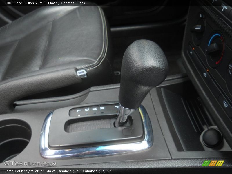 Black / Charcoal Black 2007 Ford Fusion SE V6