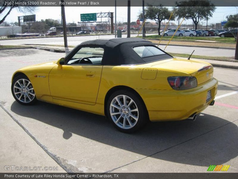 Rio Yellow Pearl / Black 2007 Honda S2000 Roadster