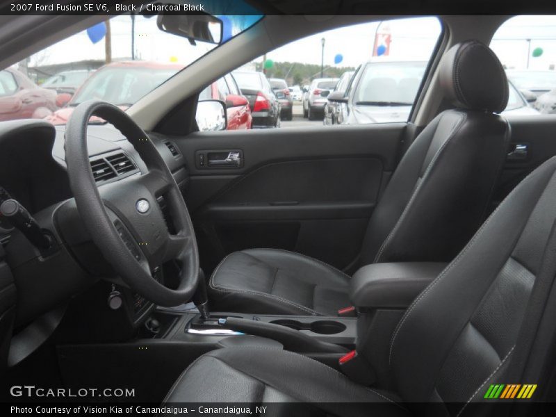 Black / Charcoal Black 2007 Ford Fusion SE V6