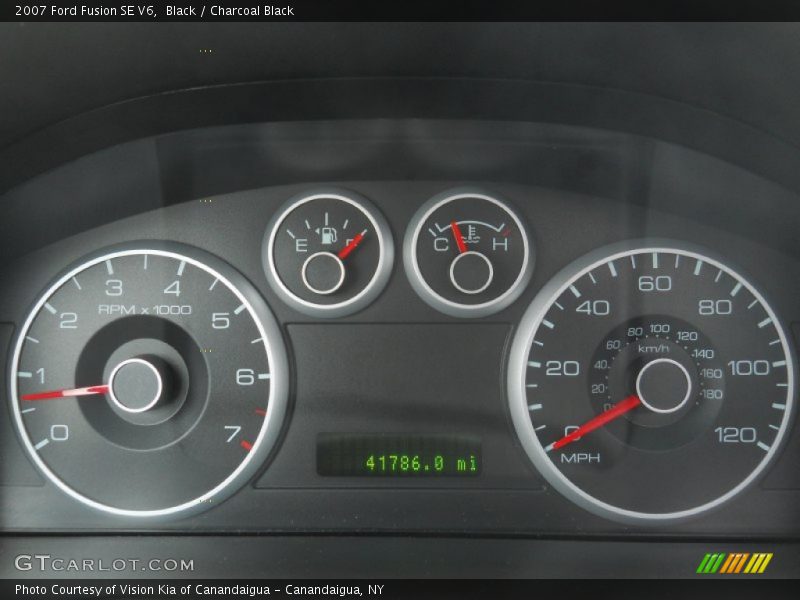 Black / Charcoal Black 2007 Ford Fusion SE V6