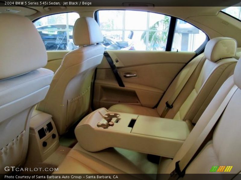 Jet Black / Beige 2004 BMW 5 Series 545i Sedan
