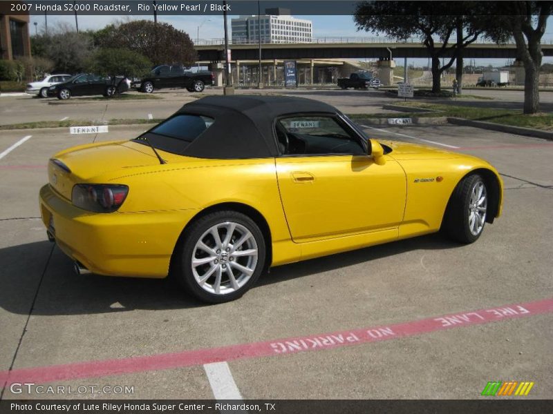 Rio Yellow Pearl / Black 2007 Honda S2000 Roadster