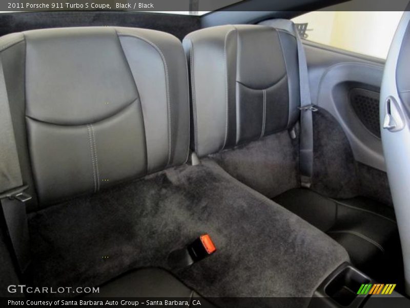 Black / Black 2011 Porsche 911 Turbo S Coupe