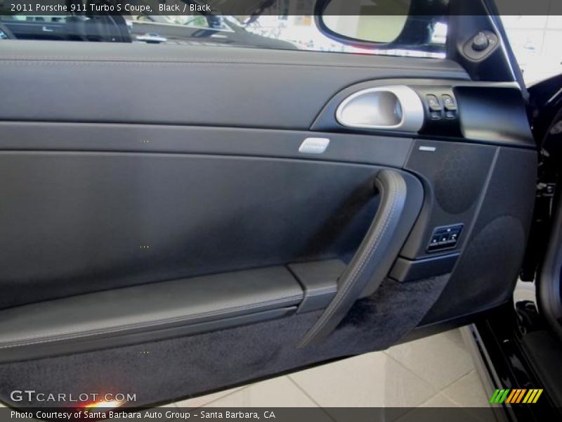 Black / Black 2011 Porsche 911 Turbo S Coupe