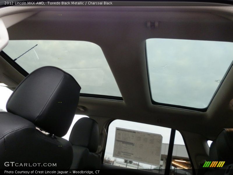 Tuxedo Black Metallic / Charcoal Black 2012 Lincoln MKX AWD