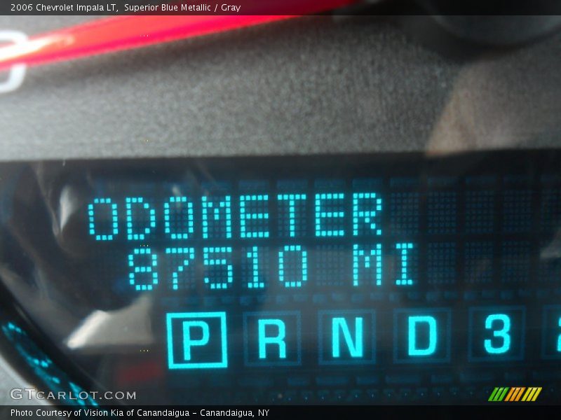 Superior Blue Metallic / Gray 2006 Chevrolet Impala LT