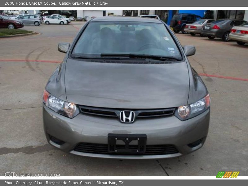 Galaxy Gray Metallic / Gray 2008 Honda Civic LX Coupe