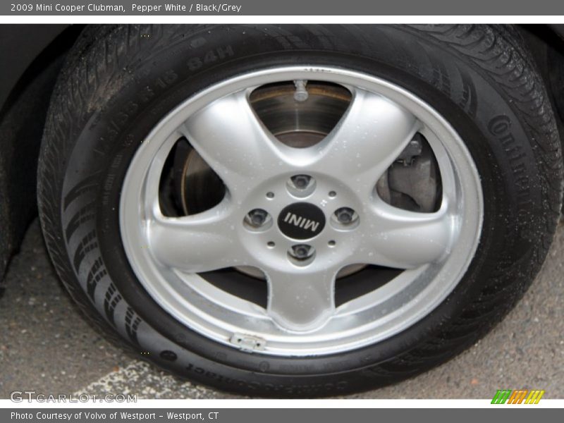 Pepper White / Black/Grey 2009 Mini Cooper Clubman
