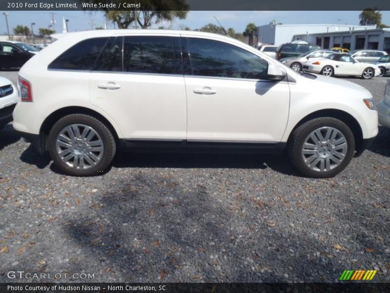 White Suede / Camel 2010 Ford Edge Limited