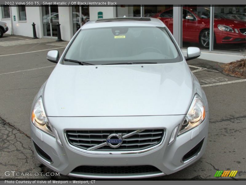 Silver Metallic / Off Black/Anthracite Black 2012 Volvo S60 T5