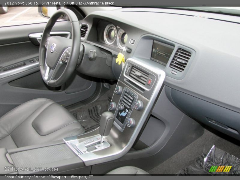 Silver Metallic / Off Black/Anthracite Black 2012 Volvo S60 T5