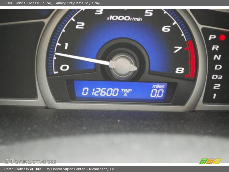 Galaxy Gray Metallic / Gray 2008 Honda Civic LX Coupe