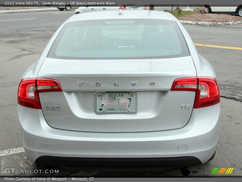 Silver Metallic / Off Black/Anthracite Black 2012 Volvo S60 T5