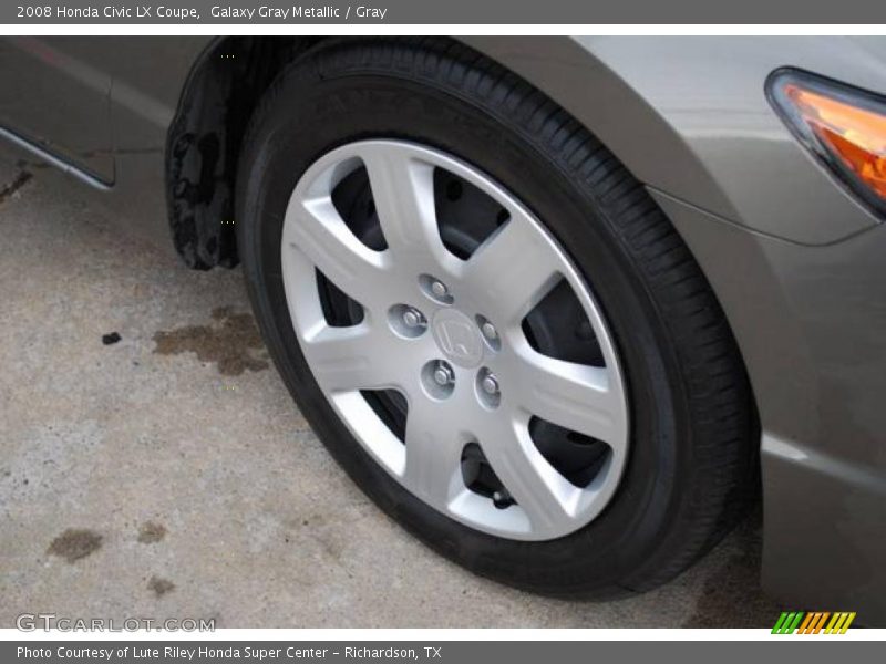 Galaxy Gray Metallic / Gray 2008 Honda Civic LX Coupe