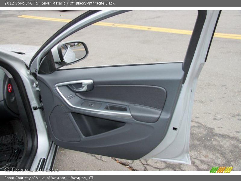 Silver Metallic / Off Black/Anthracite Black 2012 Volvo S60 T5