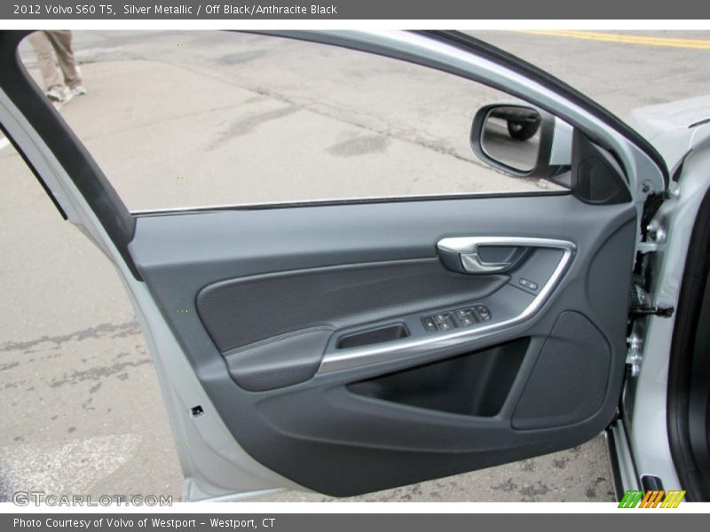 Silver Metallic / Off Black/Anthracite Black 2012 Volvo S60 T5