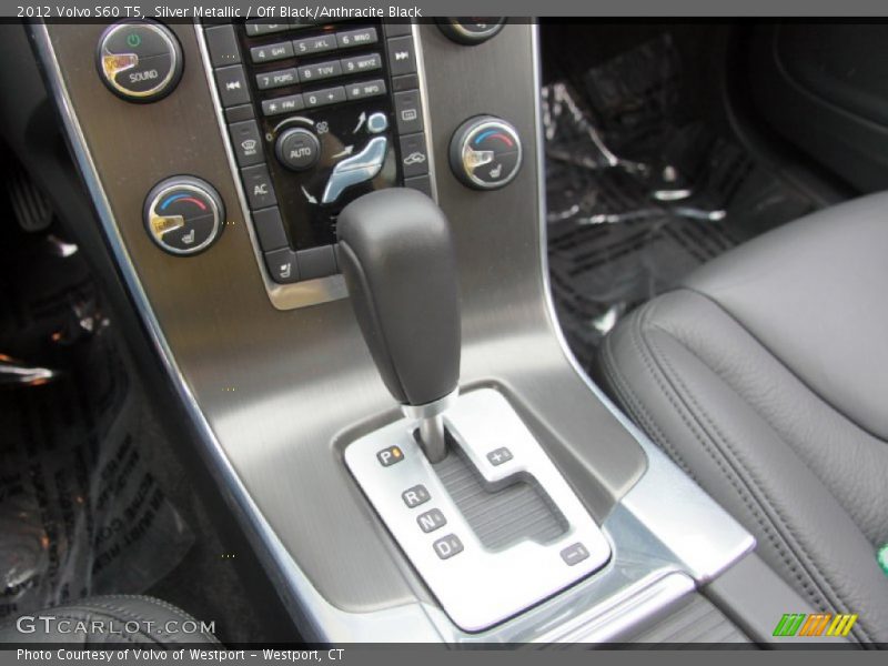 Silver Metallic / Off Black/Anthracite Black 2012 Volvo S60 T5
