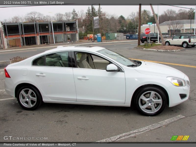 Ice White / Soft Beige 2012 Volvo S60 T5