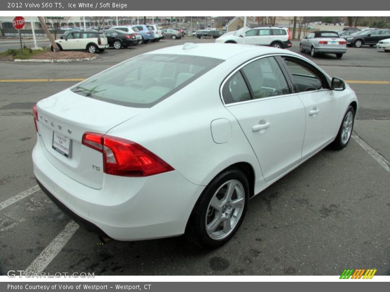 Ice White / Soft Beige 2012 Volvo S60 T5