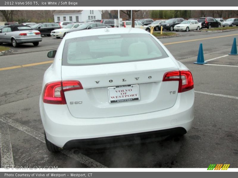 Ice White / Soft Beige 2012 Volvo S60 T5